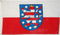 Landesfahne Thringen
 (90 x 60 cm) Flagge Flaggen Fahne Fahnen kaufen bestellen Shop