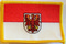 Aufnher Flagge Brandenburg
 (8,5 x 5,5 cm) Flagge Flaggen Fahne Fahnen kaufen bestellen Shop