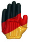 Aufblasbare Winkehand Deutschland Flagge Flaggen Fahne Fahnen kaufen bestellen Shop