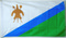 Nationalflagge Lesotho, Knigreich
 (1987-2006)
 (150 x 90 cm) Flagge Flaggen Fahne Fahnen kaufen bestellen Shop
