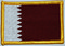 Aufnher Flagge Katar
 (8,5 x 5,5 cm) Flagge Flaggen Fahne Fahnen kaufen bestellen Shop