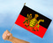 Stockflagge Knigreich Wrttemberg
 (45 x 30 cm) Flagge Flaggen Fahne Fahnen kaufen bestellen Shop