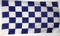 Karo-Fahne blau-wei
 (150 x 90 cm)