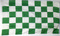 Karo-Fahne grn-wei
 (150 x 90 cm) Flagge Flaggen Fahne Fahnen kaufen bestellen Shop