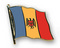 Flaggen-Pin Moldau / Moldawien Flagge Flaggen Fahne Fahnen kaufen bestellen Shop