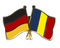 Freundschafts-Pin
 Deutschland - Rumnien Flagge Flaggen Fahne Fahnen kaufen bestellen Shop