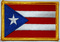 Aufnher Flagge Puerto Rico
 (8,5 x 5,5 cm) Flagge Flaggen Fahne Fahnen kaufen bestellen Shop