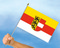 Stockflagge Krnten
 (45 x 30 cm) Flagge Flaggen Fahne Fahnen kaufen bestellen Shop