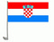Autoflaggen Kroatien - 2 Stck Flagge Flaggen Fahne Fahnen kaufen bestellen Shop