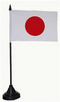 Tisch-Flagge Japan 15x10cm
 mit Kunststoffstnder Flagge Flaggen Fahne Fahnen kaufen bestellen Shop