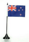 Tisch-Flagge Neuseeland 15x10cm
 mit Kunststoffstnder Flagge Flaggen Fahne Fahnen kaufen bestellen Shop
