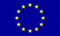 Flagge der Europischen Union / EU
 im Querformat (Glanzpolyester)
