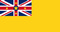 Nationalflagge Niue
 (150 x 90 cm) Flagge Flaggen Fahne Fahnen kaufen bestellen Shop