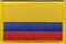 Aufnher Flagge Kolumbien
 (8,5 x 5,5 cm) Flagge Flaggen Fahne Fahnen kaufen bestellen Shop