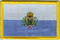 Aufnher Flagge San Marino
 (8,5 x 5,5 cm) Flagge Flaggen Fahne Fahnen kaufen bestellen Shop