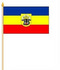 Stockflagge Mecklenburg Ochsenkopf (40 x 30 cm) Flagge Flaggen Fahne Fahnen kaufen bestellen Shop