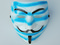 Guy Fawkes-Maske in blau-wei Flagge Flaggen Fahne Fahnen kaufen bestellen Shop