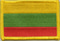 Aufnher Flagge Litauen
 (8,5 x 5,5 cm) Flagge Flaggen Fahne Fahnen kaufen bestellen Shop