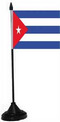 Tisch-Flagge Kuba 15x10cm
 mit Kunststoffstnder Flagge Flaggen Fahne Fahnen kaufen bestellen Shop