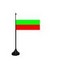 Tisch-Flagge Bulgarien 15x10cm
 mit Kunststoffstnder Flagge Flaggen Fahne Fahnen kaufen bestellen Shop
