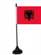 Tisch-Flagge Albanien 15x10cm
 mit Kunststoffstnder Flagge Flaggen Fahne Fahnen kaufen bestellen Shop