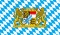 Flagge Bayern Raute mit Lwenwappen
 im Querformat (Glanzpolyester) Flagge Flaggen Fahne Fahnen kaufen bestellen Shop
