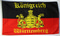 Flagge Knigreich Wrttemberg
"Furchtlos und Treu." mit Schriftzug
(150 x 90 cm) Flagge Flaggen Fahne Fahnen kaufen bestellen Shop