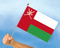 Stockflaggen Oman
 (45 x 30 cm) Flagge Flaggen Fahne Fahnen kaufen bestellen Shop