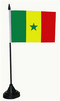 Tisch-Flagge Senegal 15x10cm
 mit Kunststoffstnder Flagge Flaggen Fahne Fahnen kaufen bestellen Shop