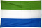 Tisch-Flagge Sierra Leone