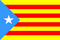 Flagge der katalanischen Unabhngigkeitsbewegung / Estelada
 (150 x 90 cm) Flagge Flaggen Fahne Fahnen kaufen bestellen Shop