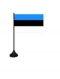 Tisch-Flagge Estland 15x10cm
 mit Kunststoffstnder Flagge Flaggen Fahne Fahnen kaufen bestellen Shop