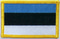 Aufnher Flagge Estland
 (8,5 x 5,5 cm) Flagge Flaggen Fahne Fahnen kaufen bestellen Shop