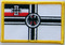 Aufn�her Reichskriegsflagge / 
Kaiserliche Kriegsflagge
 (8,5 x 5,5 cm) Flagge Flaggen Fahne Fahnen kaufen bestellen Shop