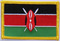 Aufnher Flagge Kenia
 (8,5 x 5,5 cm) Flagge Flaggen Fahne Fahnen kaufen bestellen Shop