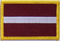 Aufnher Flagge Lettland
 (8,5 x 5,5 cm) Flagge Flaggen Fahne Fahnen kaufen bestellen Shop
