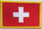 Aufnher Flagge Schweiz
 (8,5 x 5,5 cm) Flagge Flaggen Fahne Fahnen kaufen bestellen Shop
