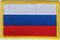 Patch / Aufnher Flagge Russland
 (8,5 x 5,5 cm) Flagge Flaggen Fahne Fahnen kaufen bestellen Shop