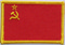 Aufnher Flagge UDSSR / Sowjetunion
 (8,5 x 5,5 cm) Flagge Flaggen Fahne Fahnen kaufen bestellen Shop