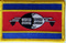 Aufnher Flagge Swasiland
 (8,5 x 5,5 cm) Flagge Flaggen Fahne Fahnen kaufen bestellen Shop
