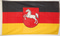 Landesfahne Niedersachsen
 (90 x 60 cm) Flagge Flaggen Fahne Fahnen kaufen bestellen Shop