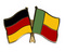 Freundschafts-Pin
 Deutschland - Benin Flagge Flaggen Fahne Fahnen kaufen bestellen Shop