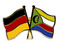 Freundschafts-Pin
 Deutschland - Komoren Flagge Flaggen Fahne Fahnen kaufen bestellen Shop