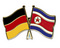 Freundschafts-Pin
 Deutschland - Nordkorea Flagge Flaggen Fahne Fahnen kaufen bestellen Shop