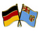 Freundschafts-Pin
 Deutschland - Fidschi Flagge Flaggen Fahne Fahnen kaufen bestellen Shop