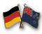 Freundschafts-Pin
 Deutschland - Neuseeland Flagge Flaggen Fahne Fahnen kaufen bestellen Shop