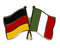 Freundschafts-Pin
 Deutschland - Italien Flagge Flaggen Fahne Fahnen kaufen bestellen Shop
