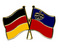 Freundschafts-Pin
 Deutschland - Frstentum Liechtenstein Flagge Flaggen Fahne Fahnen kaufen bestellen Shop