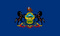 USA - Bundesstaat Pennsylvania
 (150 x 90 cm) Flagge Flaggen Fahne Fahnen kaufen bestellen Shop