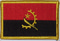 Aufnher Flagge Angola
 (8,5 x 5,5 cm) Flagge Flaggen Fahne Fahnen kaufen bestellen Shop